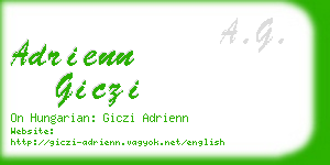 adrienn giczi business card